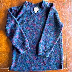 Woolrich long Soft multicolor fleece jacket